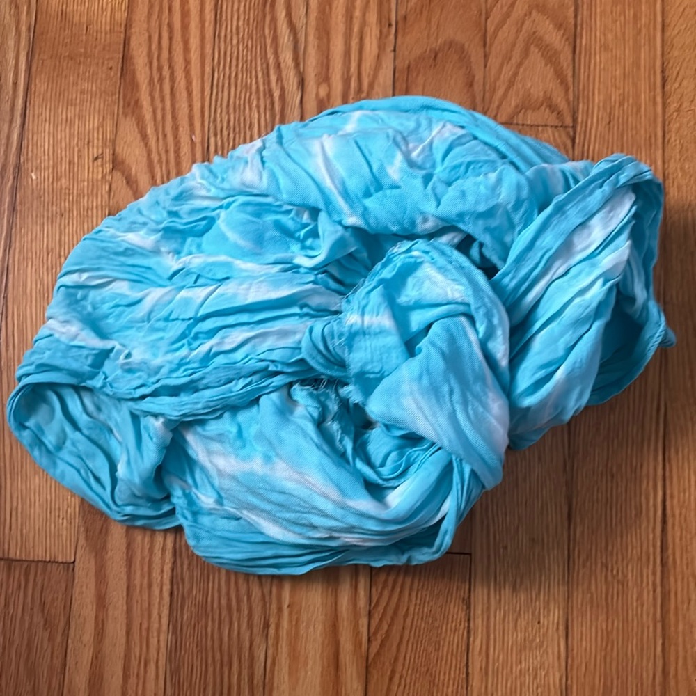 Sky Blue Ocean Lucky Brand Scarf Sarong